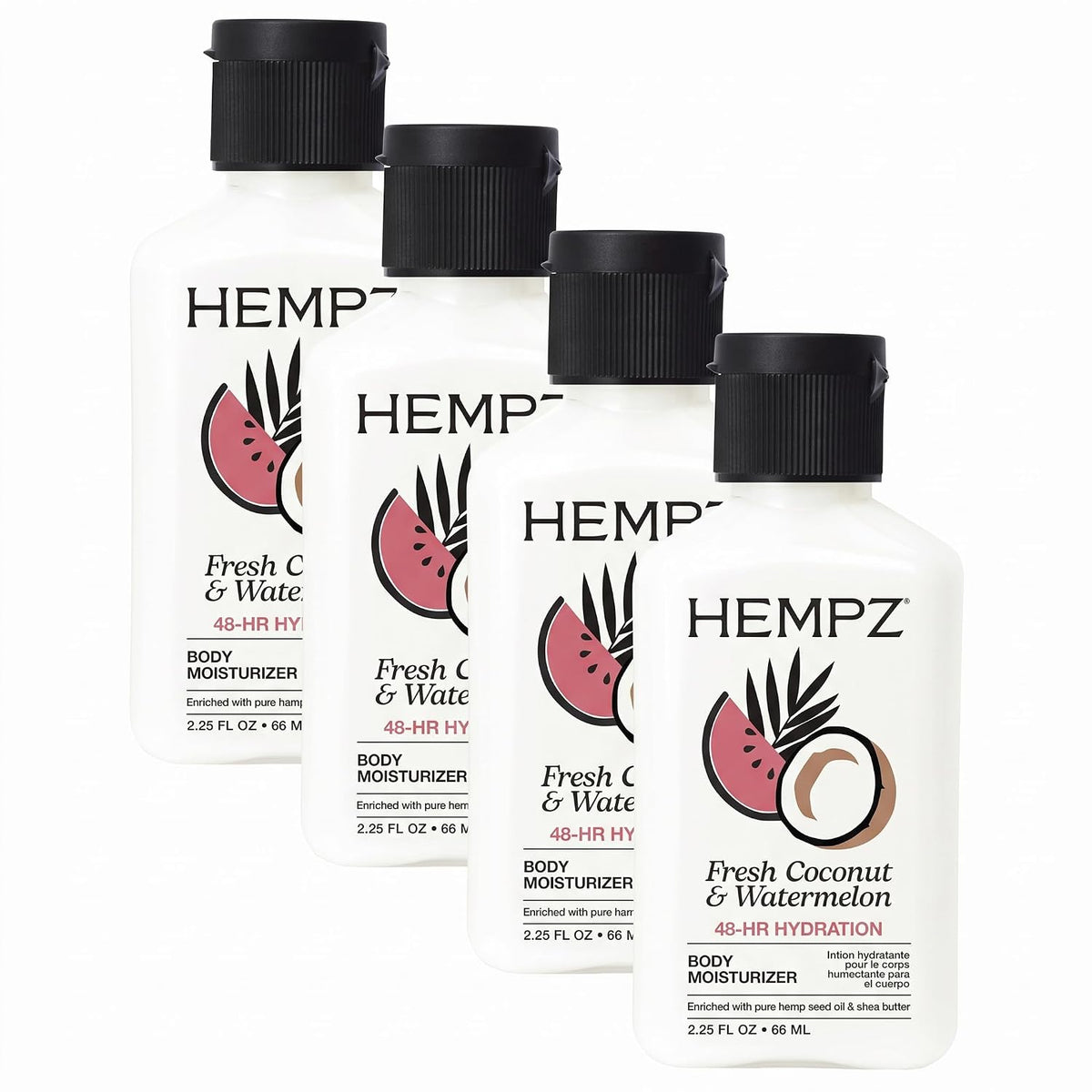 Hempz Dark Red Cherries Moisturizing Body Lotion - 17 Fl Oz