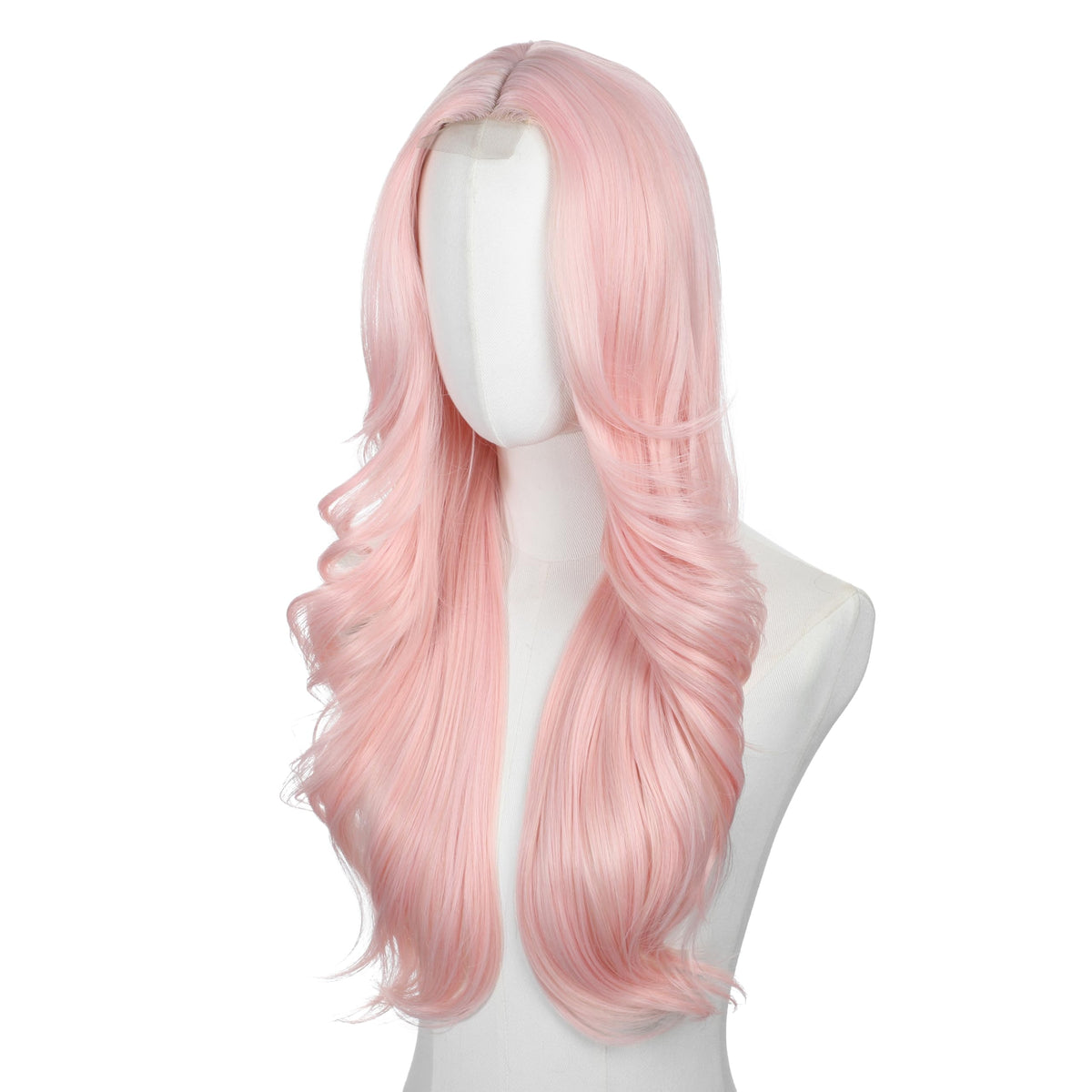 Brown Wigs for Women 26 Inch Middle Part Wavy Synthetic Wig