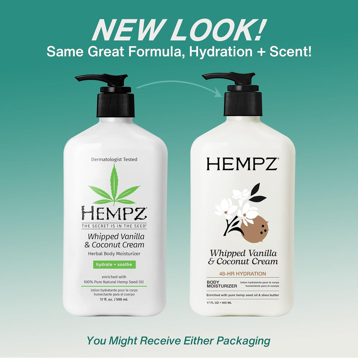 Hempz Dark Red Cherries Moisturizing Body Lotion - 17 Fl Oz