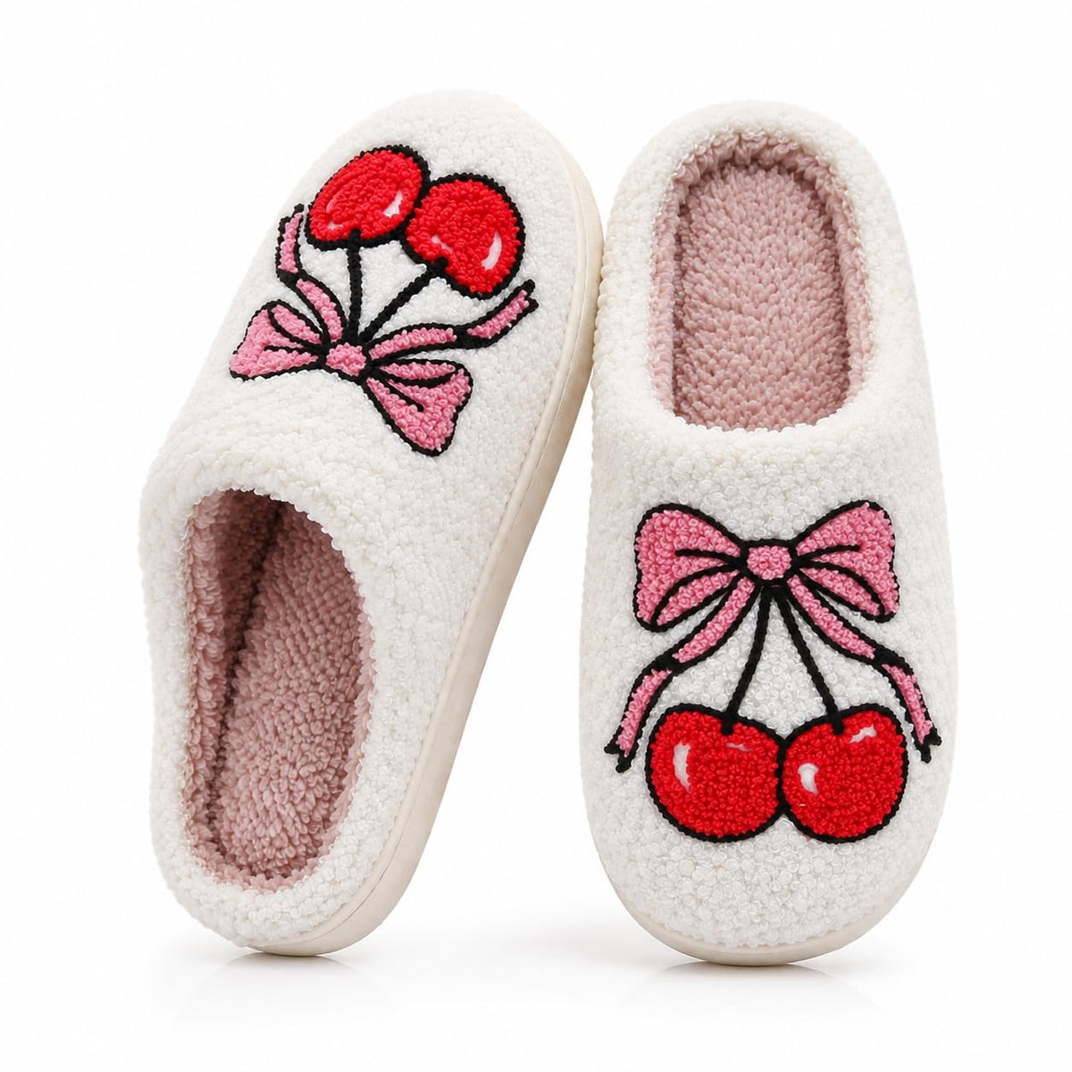 Women Retro Colorful Books Slippers Plush Warm House Slippers,Casual Home Shoes Soft Plush Slip-on Slippers Outdoor Indoor Bedroom Shoes