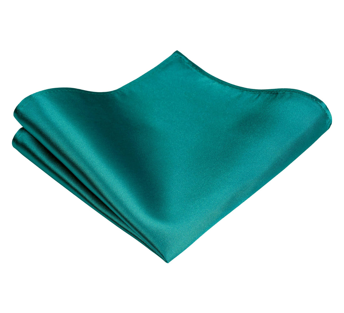 TIE G Solid Satin Woven dyed Color Formal Black Necktie and Pocket Square Sets in Gift Box