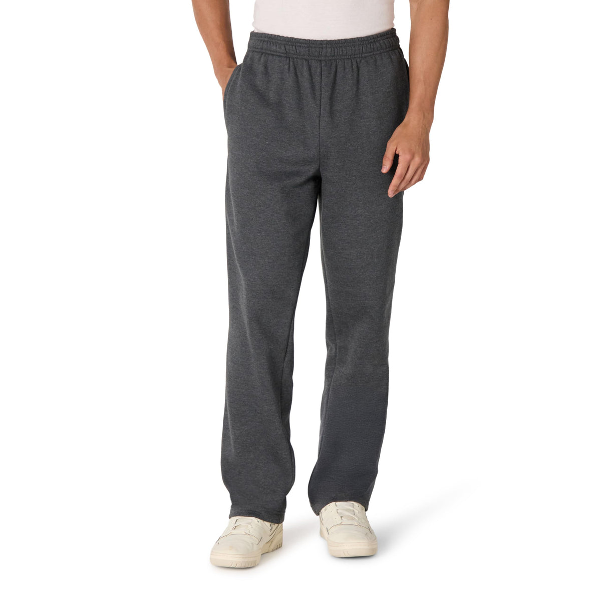 Amazon Essentials Men's Fleece Open Bottom Sweatpant (Available in Big & Tall)