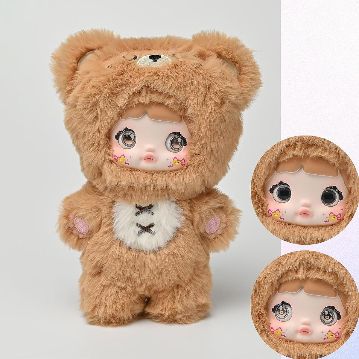 BEEMAI Nommi Loveliness Never Ends Series Plush Blind Box 1PC (1 of 7 Possible Styles) Cute Figures Collectible Toys Birthday Gifts