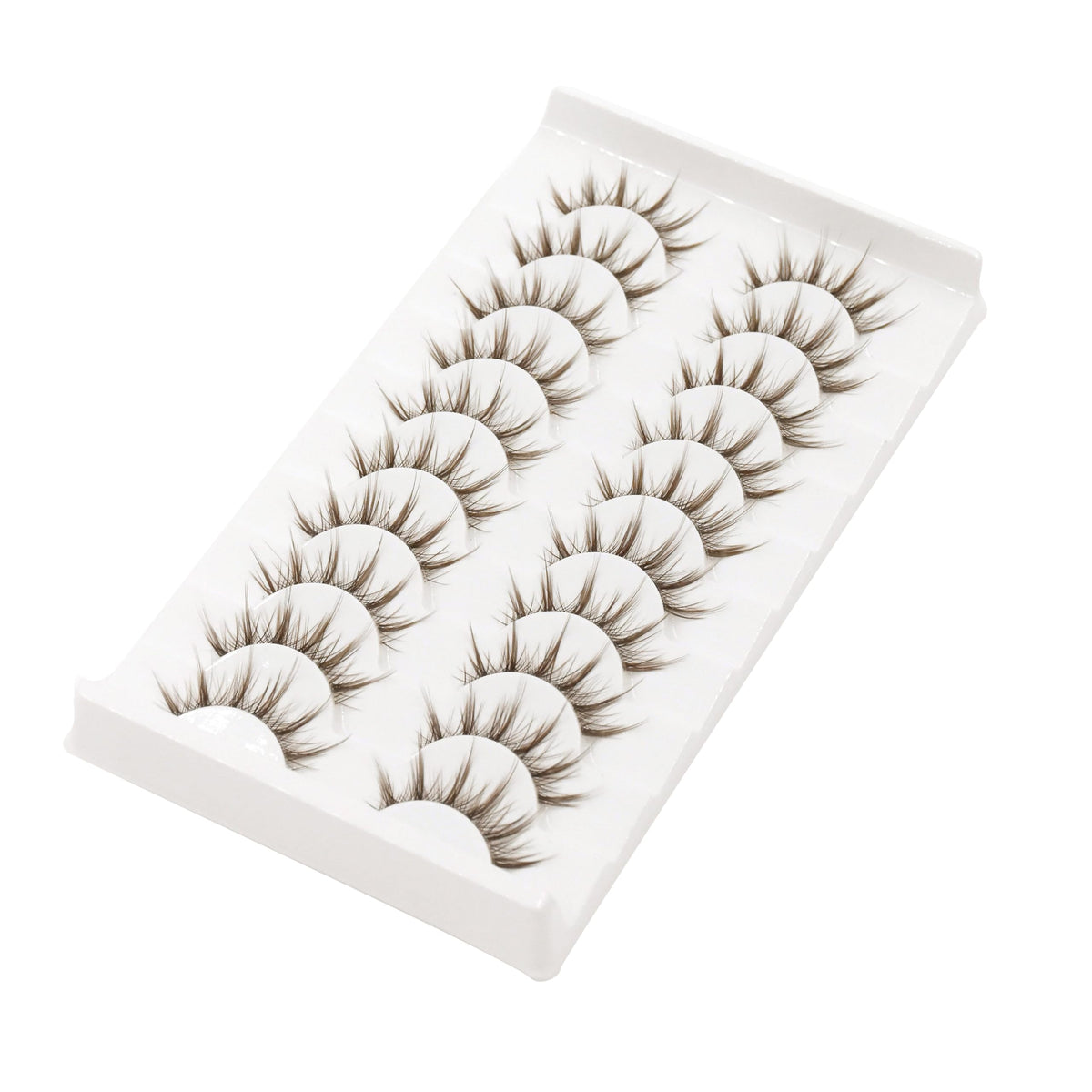 10 Pairs Manga Lashes Anime Cosplay Lashes Spiky Manga Style Lashes Janpanese 16mm Extension Natural Manhua Doll Eye Lashes Halloween/Party Makeup Look by AUGENLI (A3)