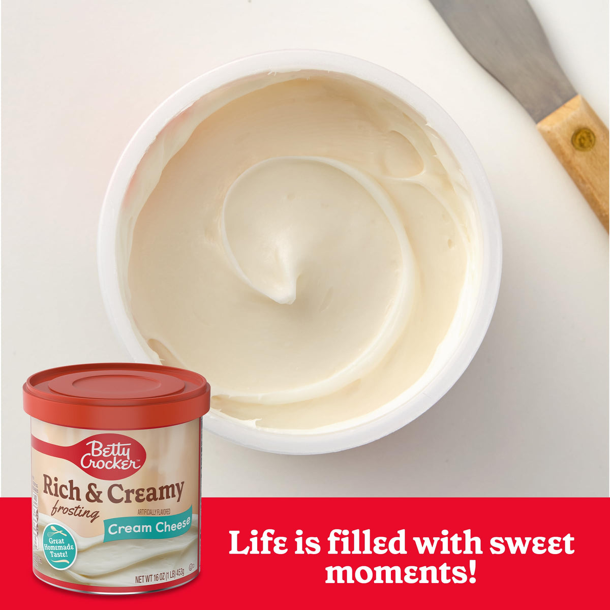 Betty Crocker Gluten Free Rich and Creamy Cherry Frosting, 16 oz, 8 Pack