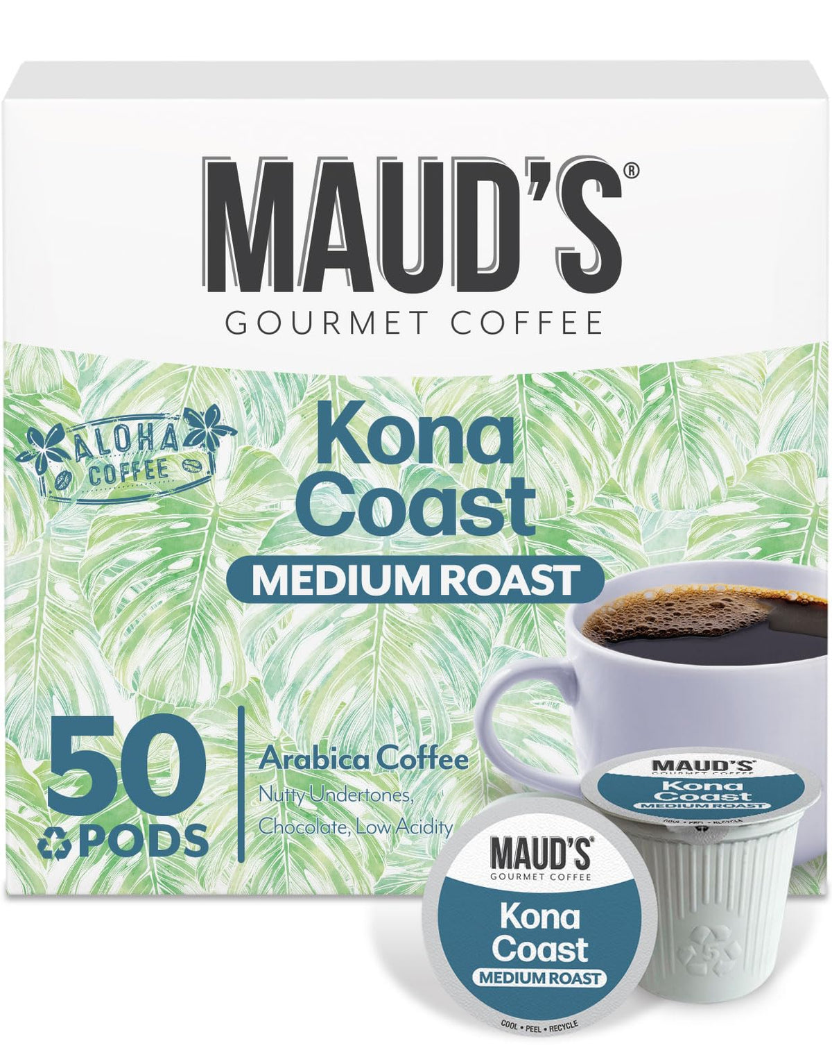Maud's Cherry Flavored Medium Roast Coffee Pods, 18ct