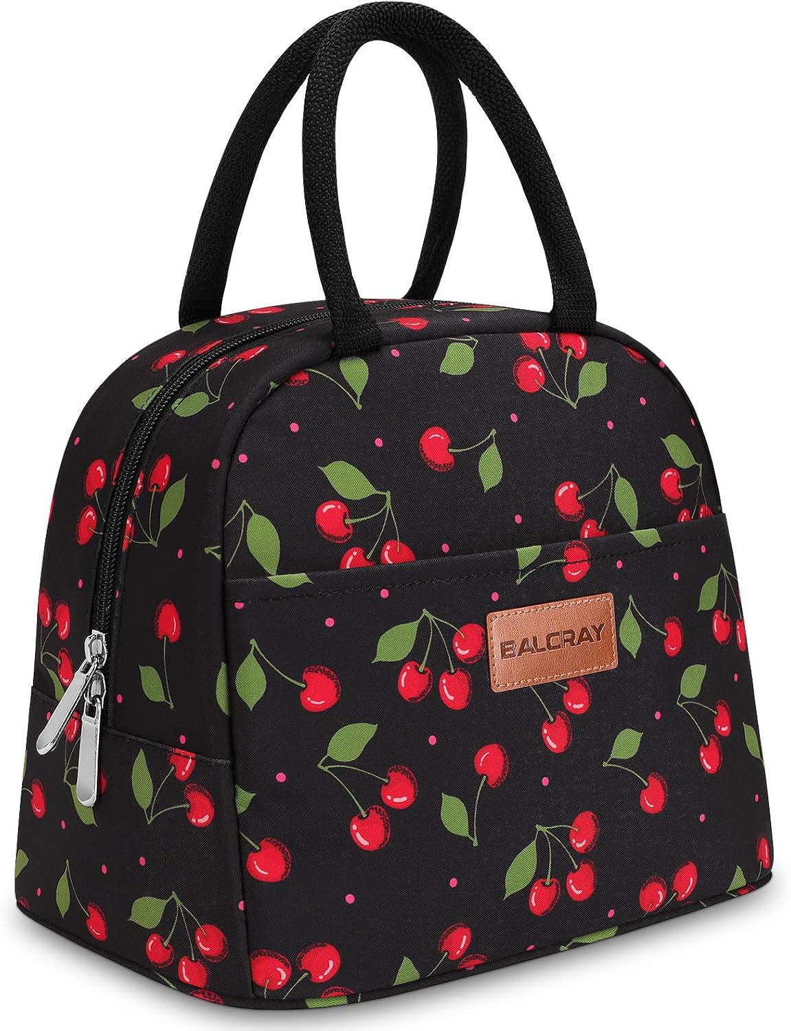 BALORAY Lunch Bag for Women Men Adult Lunch Box (Cherry), M