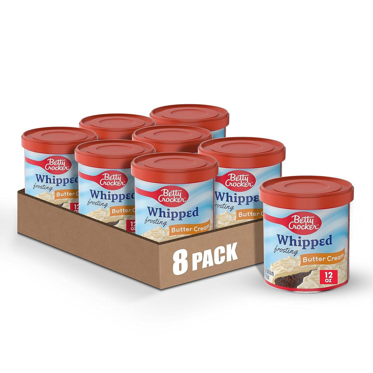 Betty Crocker Gluten Free Rich and Creamy Cherry Frosting, 16 oz, 8 Pack