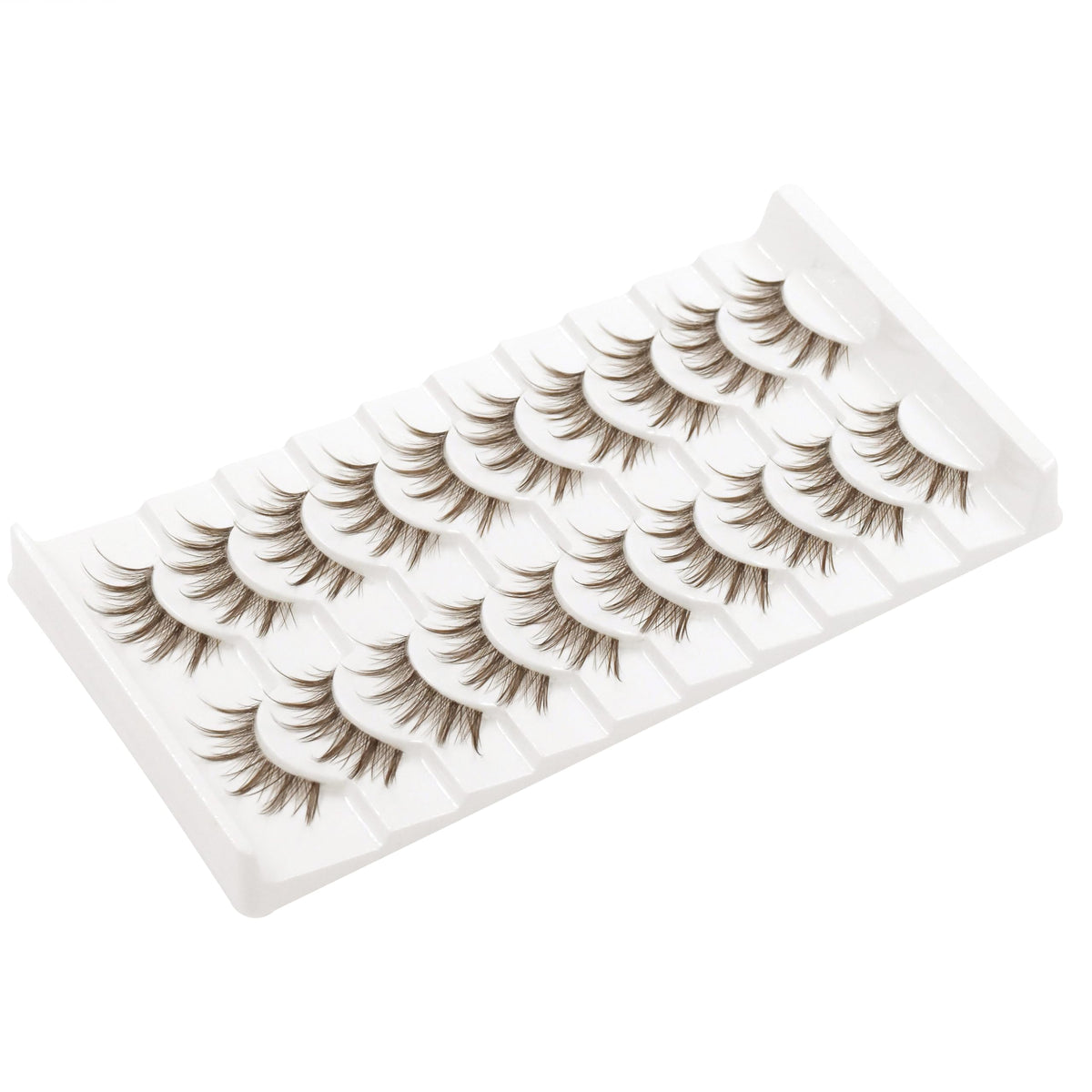 10 Pairs Manga Lashes Anime Cosplay Lashes Spiky Manga Style Lashes Janpanese 16mm Extension Natural Manhua Doll Eye Lashes Halloween/Party Makeup Look by AUGENLI (A3)