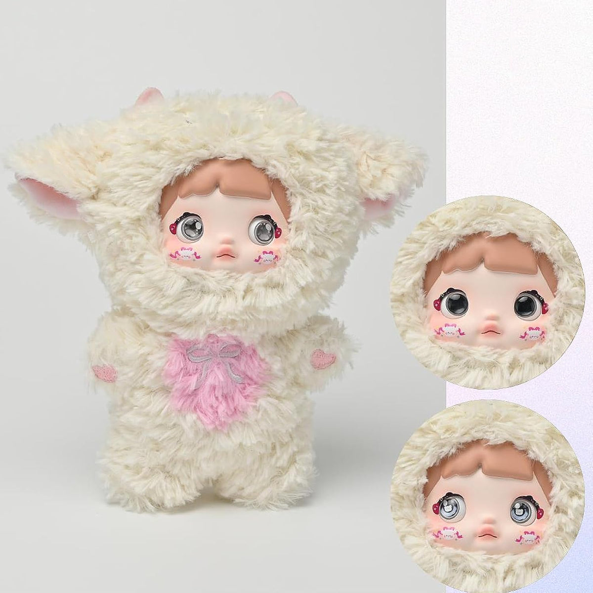 BEEMAI Nommi Loveliness Never Ends Series Plush Blind Box 1PC (1 of 7 Possible Styles) Cute Figures Collectible Toys Birthday Gifts