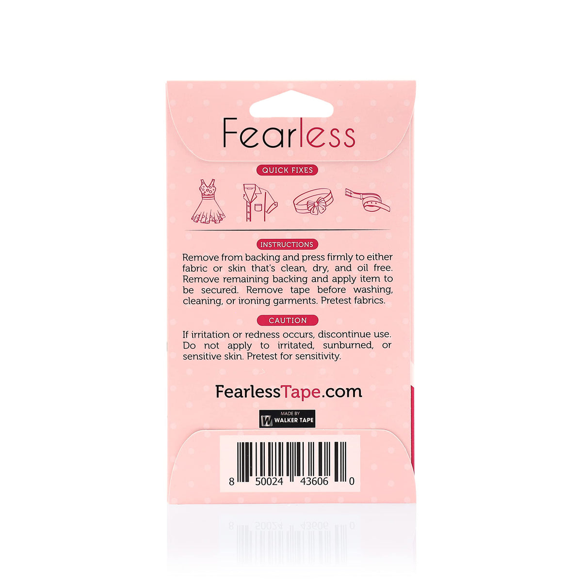 Fearless Tape Double Sided Clothing & Body Tape, 50 Strips