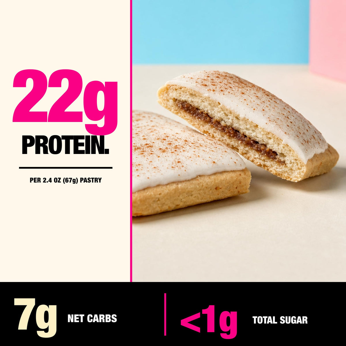 Legendary Foods High Protein Pastry, Cherry, Low Carb/Low Sugar Snack