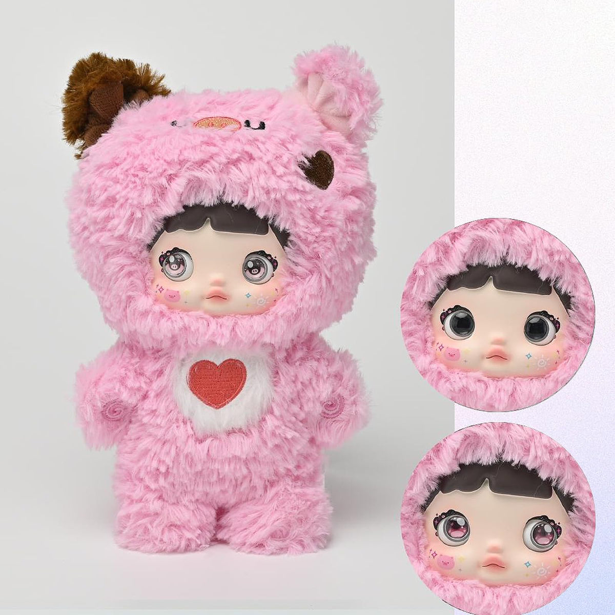 BEEMAI Nommi Loveliness Never Ends Series Plush Blind Box 1PC (1 of 7 Possible Styles) Cute Figures Collectible Toys Birthday Gifts