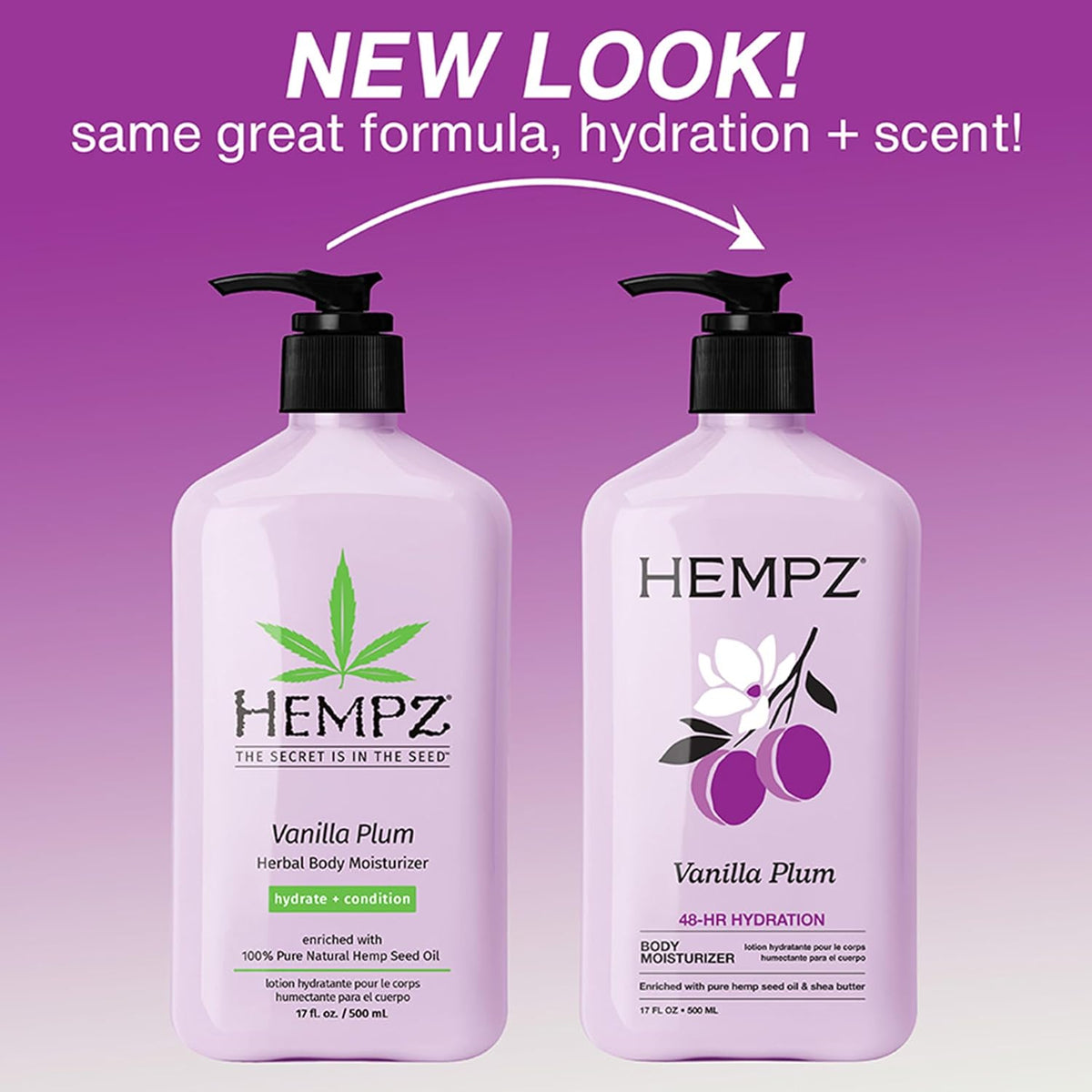 Hempz Dark Red Cherries Moisturizing Body Lotion - 17 Fl Oz