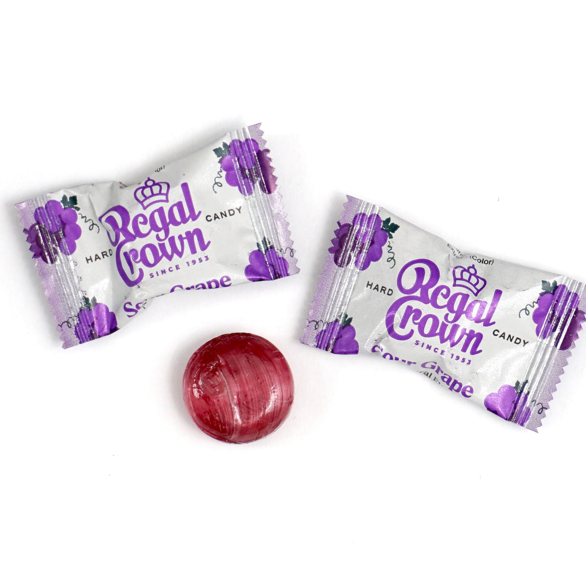 Regal Crown Roll Sour Cherry, 1.01 Ounce (Pack of 5), Sour Candy, The Hampton Candy Company