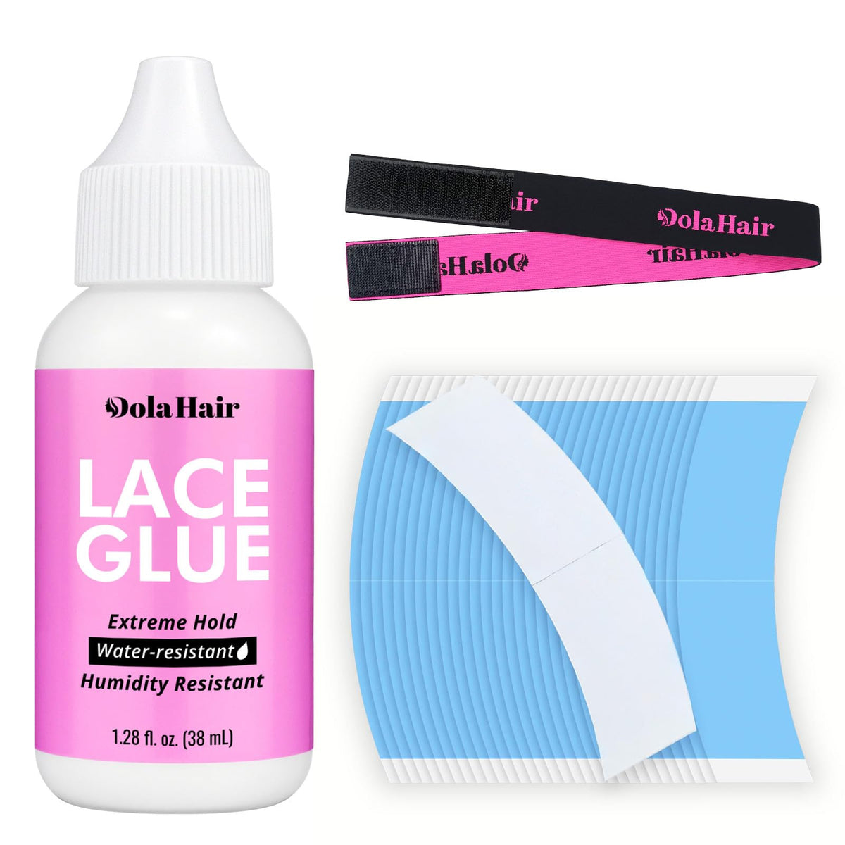Dolahair Lace Glue Remover for Lace Wigs, Tape-in Extensions Remover, Double-Sided Extension Tape Remover