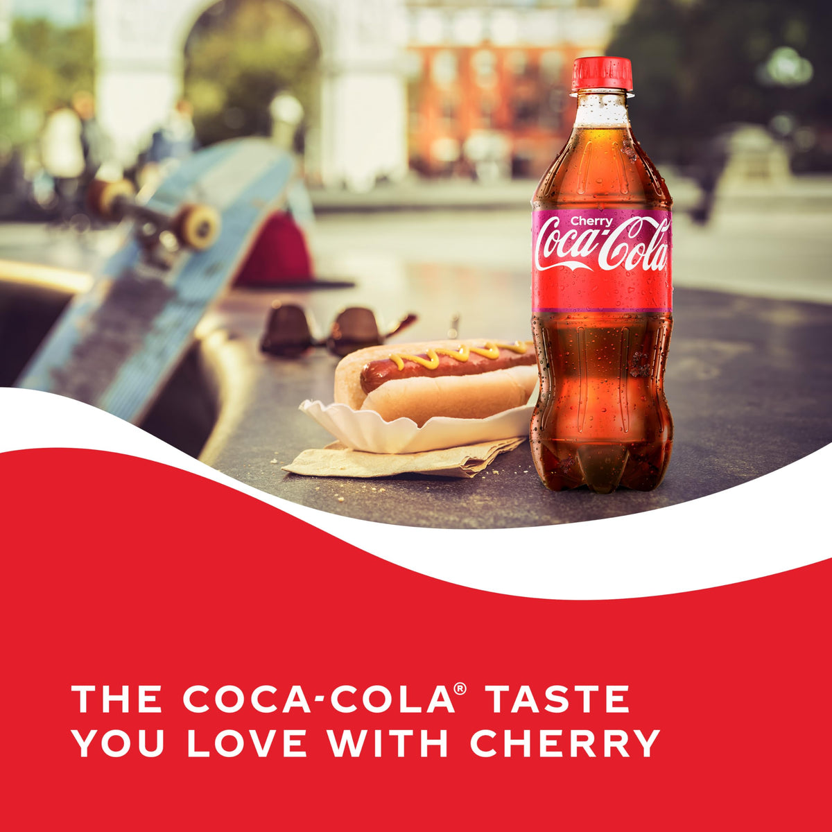 Coca-Cola Cherry Soda Soft Drink, 16.9 fl oz, 6 Pack