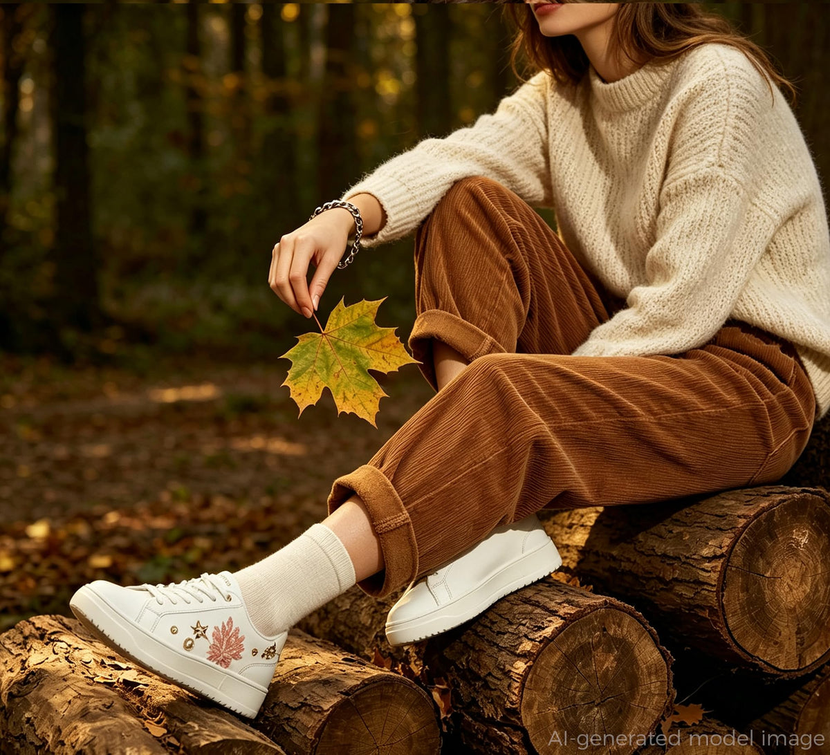 LUCKY STEP Women's Printed Fashion Sneakers
