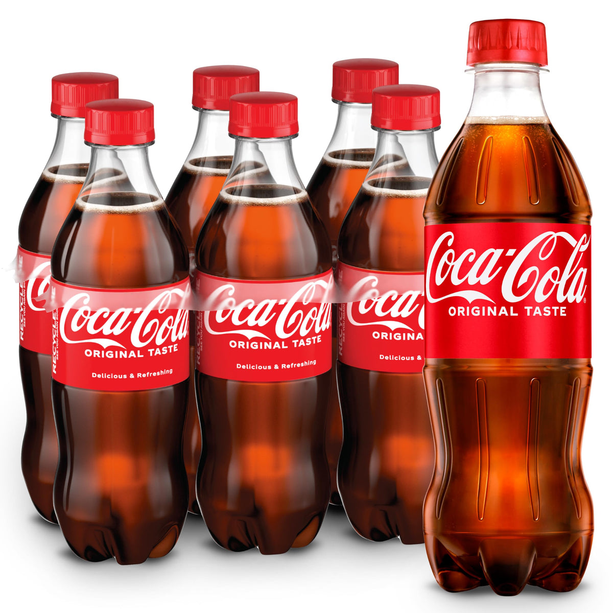 Coca-Cola Cherry Soda Soft Drink, 16.9 fl oz, 6 Pack