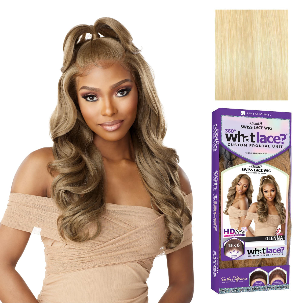 Sensationnel What Lace 13x6 Wig-Glenna, MOCHABROWN