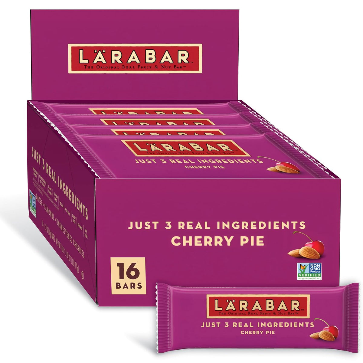 Larabar Cherry Pie, Fruit & Nut Bars, 16 ct, 27.2 oz