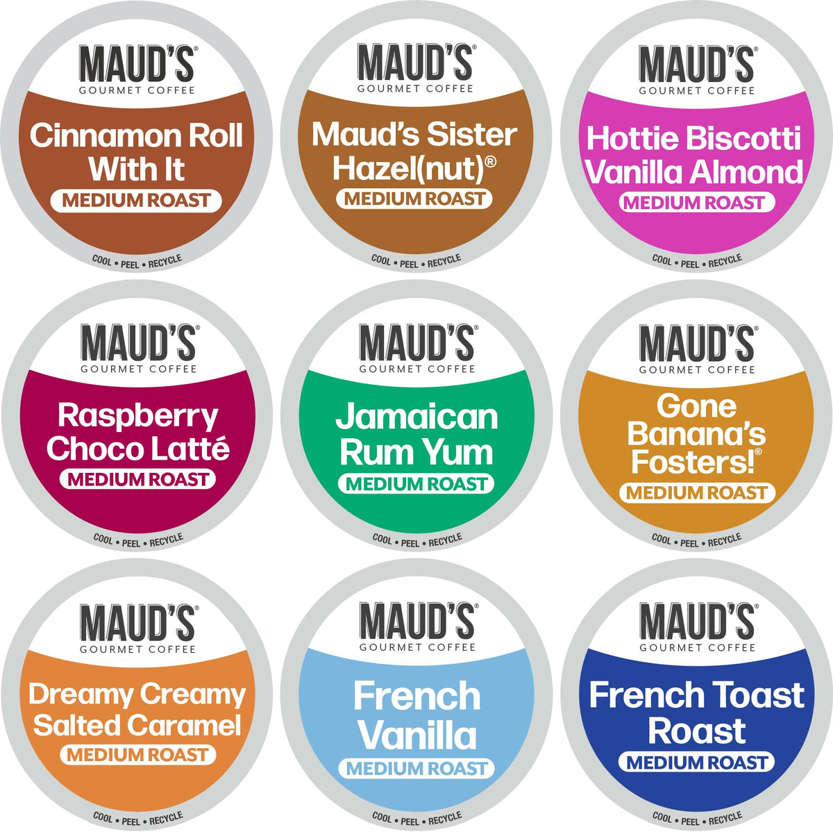 Maud's Cherry Flavored Medium Roast Coffee Pods, 18ct