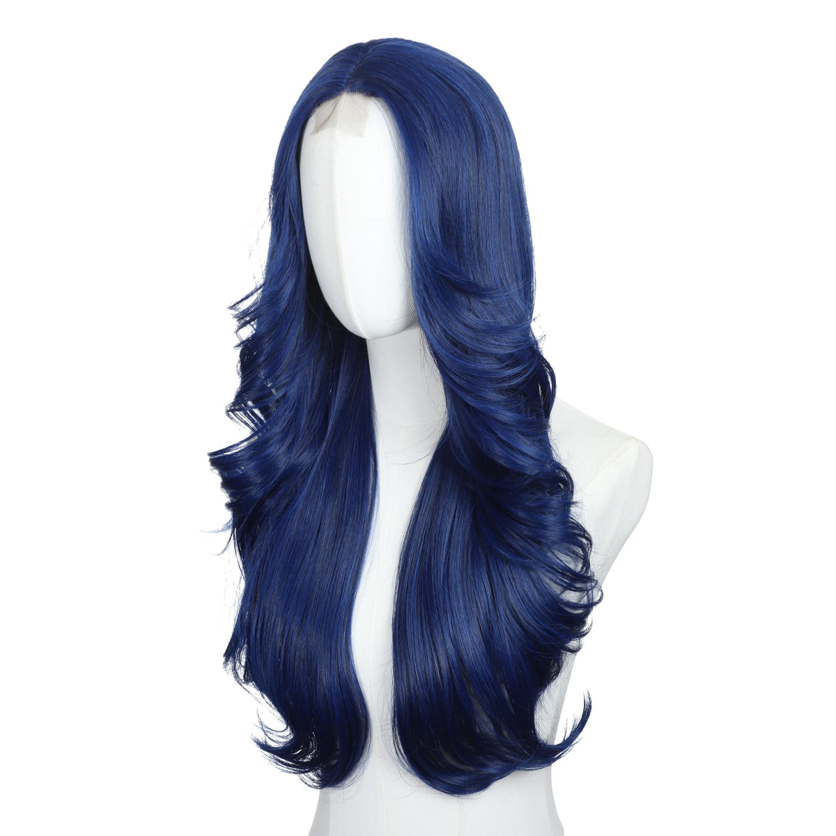 Brown Wigs for Women 26 Inch Middle Part Wavy Synthetic Wig