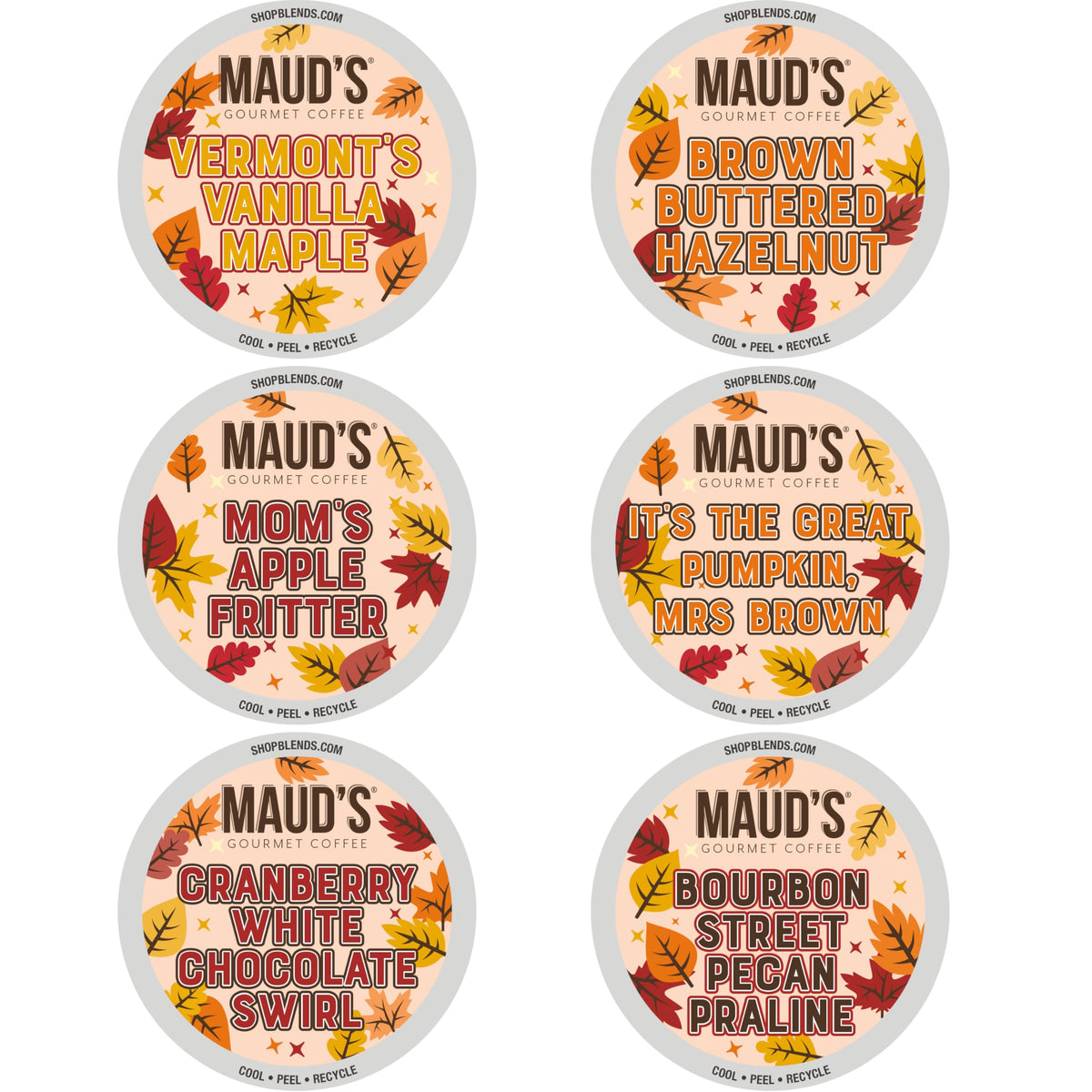 Maud's Cherry Flavored Medium Roast Coffee Pods, 18ct