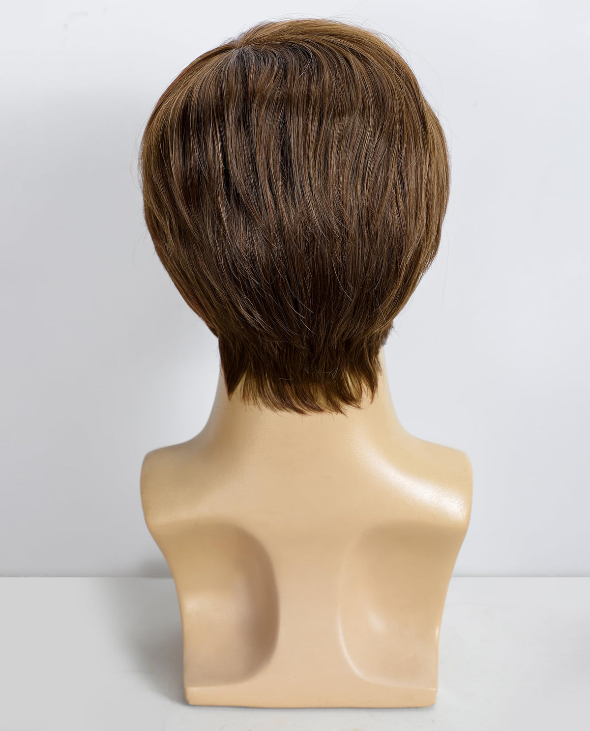 YYHR 80s Brown Wigs for Mens Mullet Rocker Costume Long Synthetic Hair Wig
