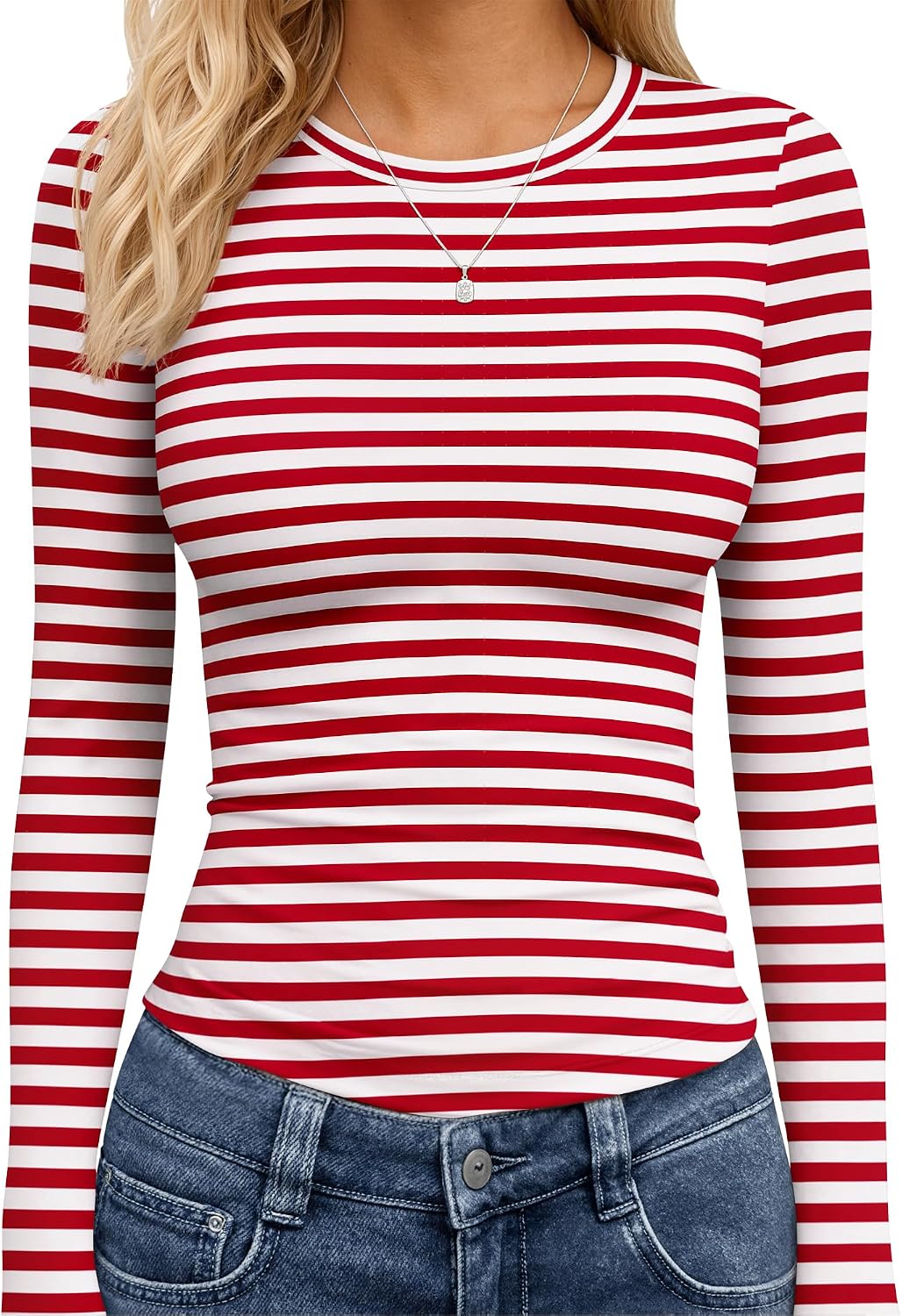 TNNZEET Long Sleeve Shirts for Women Fall Fashion Workout Crop Top Y2K 2026