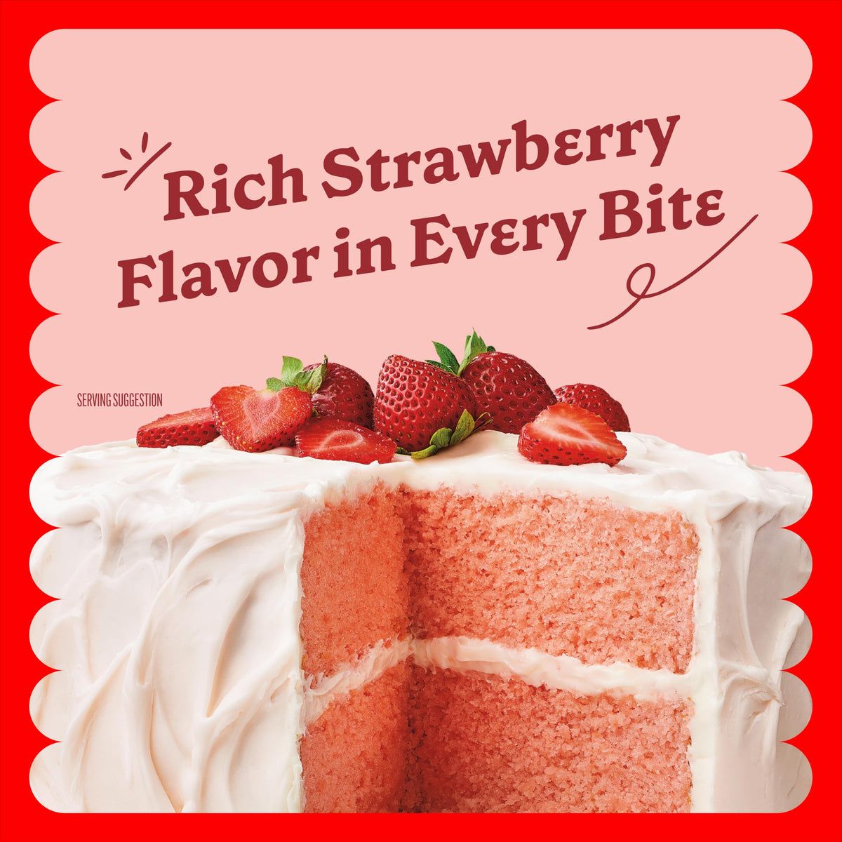 Betty Crocker Delights Super Moist Cherry Chip Cake Mix, 13.25 oz.