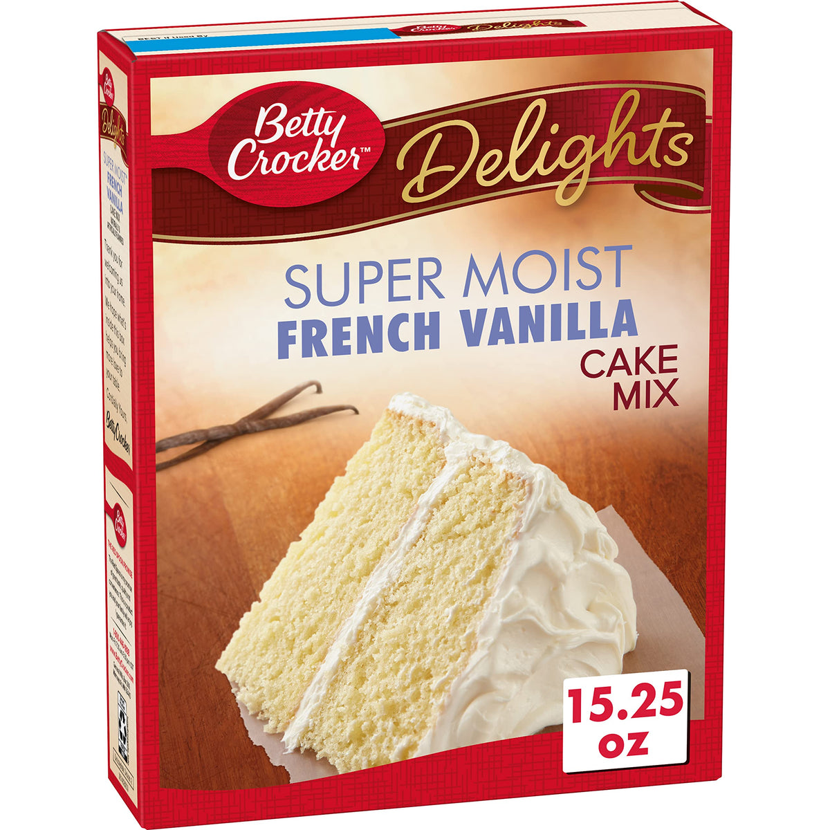 Betty Crocker Delights Super Moist Cherry Chip Cake Mix, 13.25 oz.