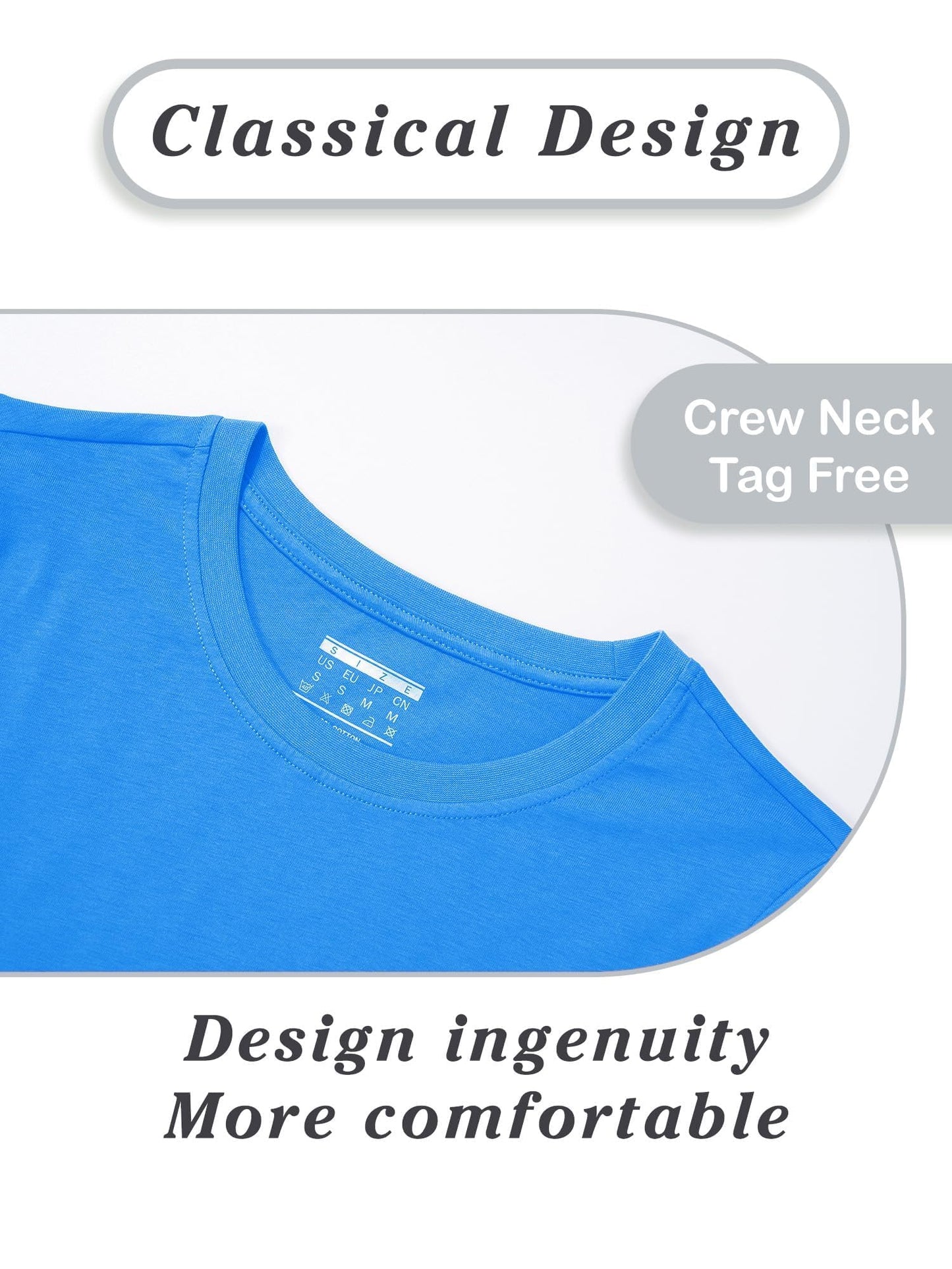 SMENG Women's Cotton Crewneck T-Shirts Short Sleeve Basic Solid Color Tee Classic-Fit Shirt Breathable Comfy Summer Top
