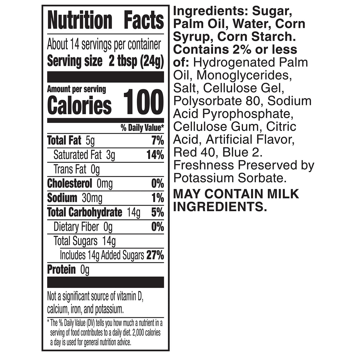 Betty Crocker Gluten Free Rich and Creamy Cherry Frosting, 16 oz, 8 Pack