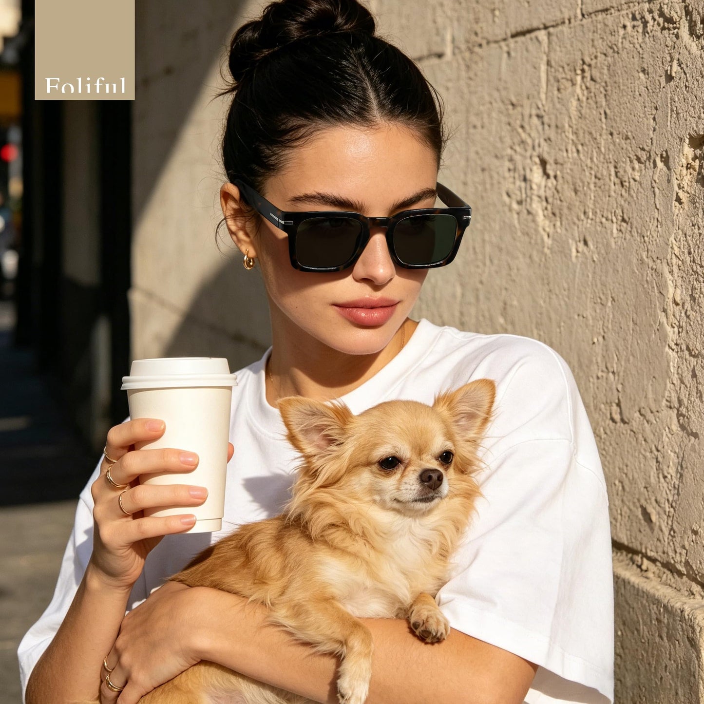 Trendy Sunglasses Womens Classic Retro Sunglasses for Women Men Fashion Driving Square Frame UV Protection