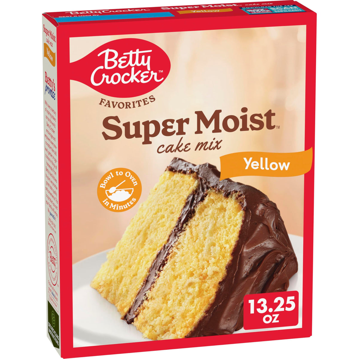 Betty Crocker Delights Super Moist Cherry Chip Cake Mix, 13.25 oz.