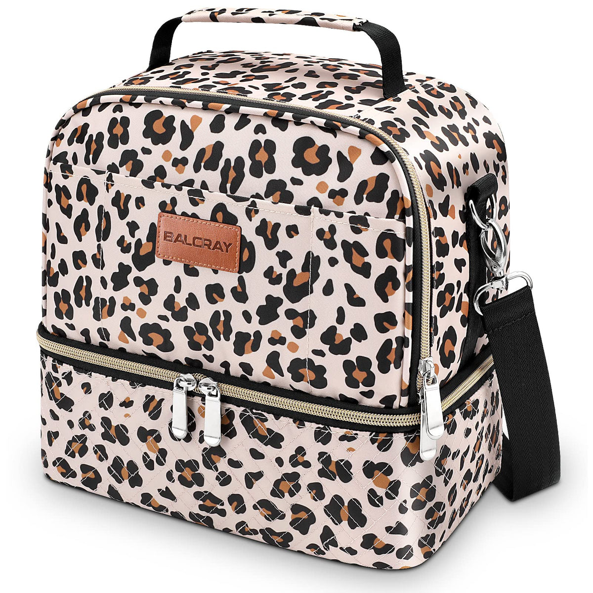 BALORAY Lunch Bag for Women Men Adult Lunch Box (Cherry), M