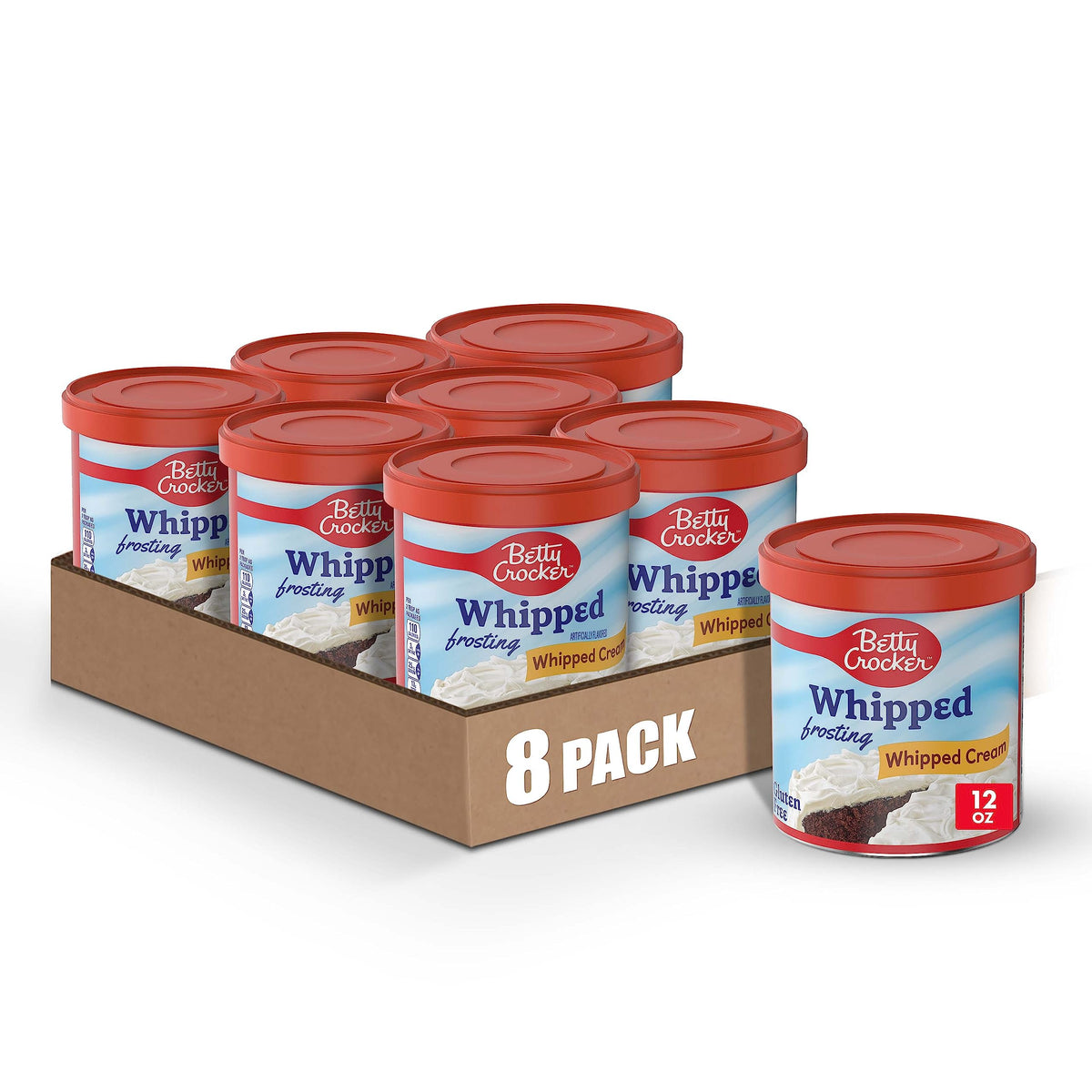 Betty Crocker Gluten Free Rich and Creamy Cherry Frosting, 16 oz, 8 Pack