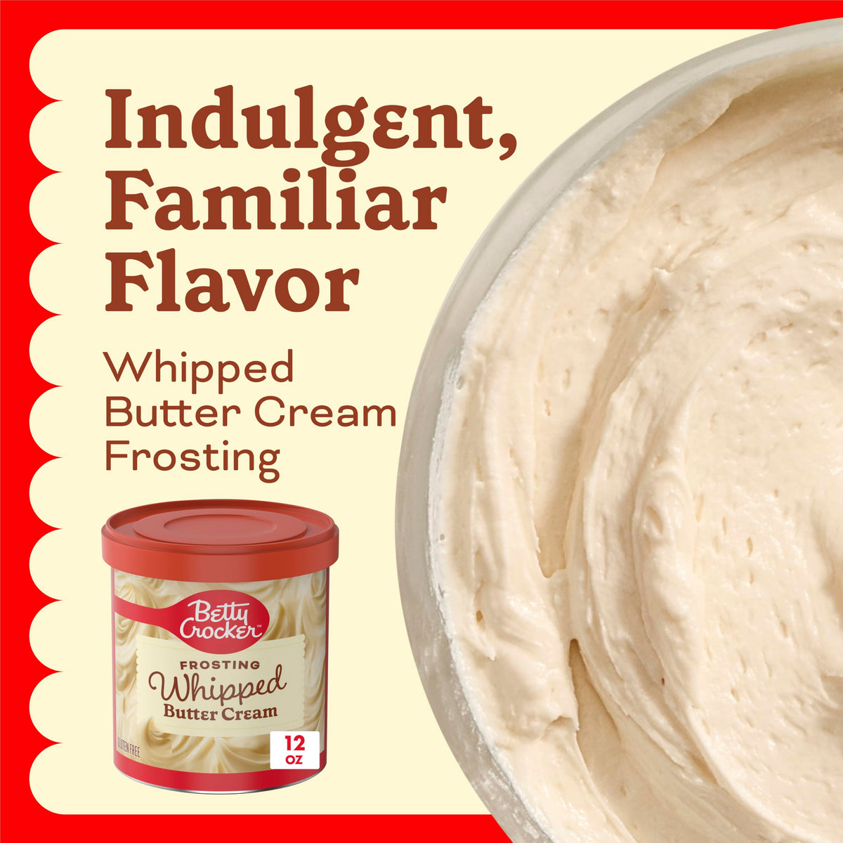 Betty Crocker Gluten Free Rich and Creamy Cherry Frosting, 16 oz, 8 Pack