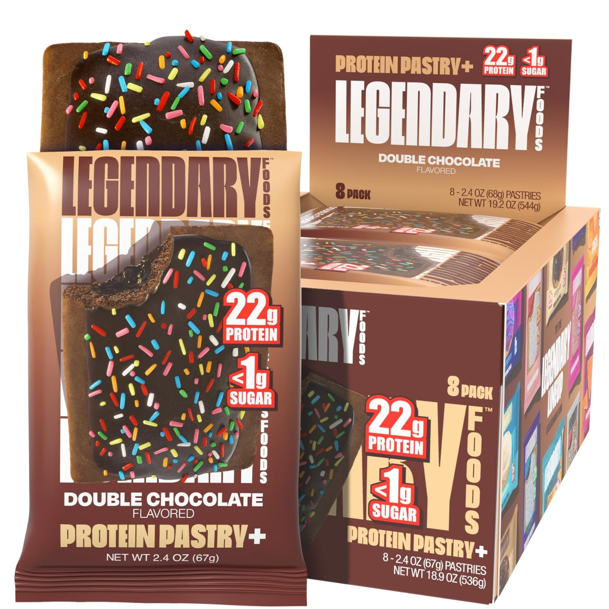 Legendary Foods High Protein Pastry, Cherry, Low Carb/Low Sugar Snack