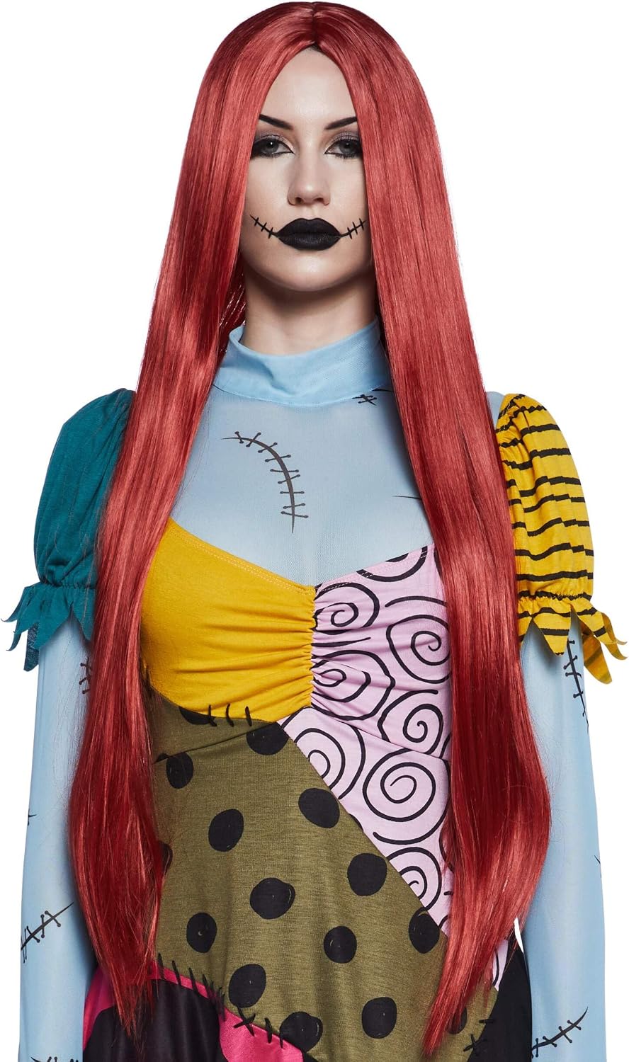 Dolls Kill Nightmare Sally Rag Doll Costume – Halloween Colorblock Outfit by Trickz N' Treatz