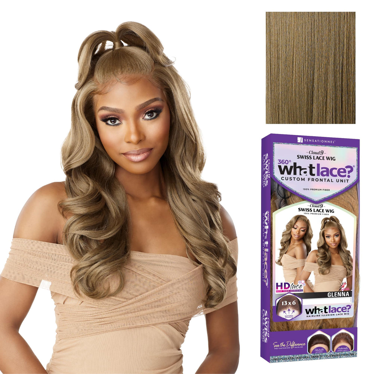 Sensationnel What Lace 13x6 Wig-Glenna, MOCHABROWN