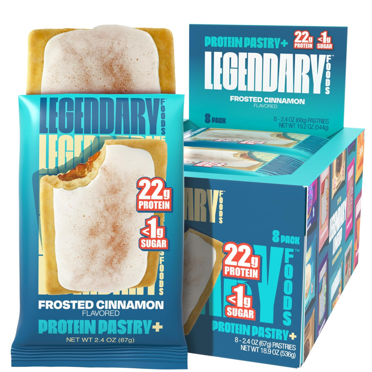Legendary Foods High Protein Pastry, Cherry, Low Carb/Low Sugar Snack