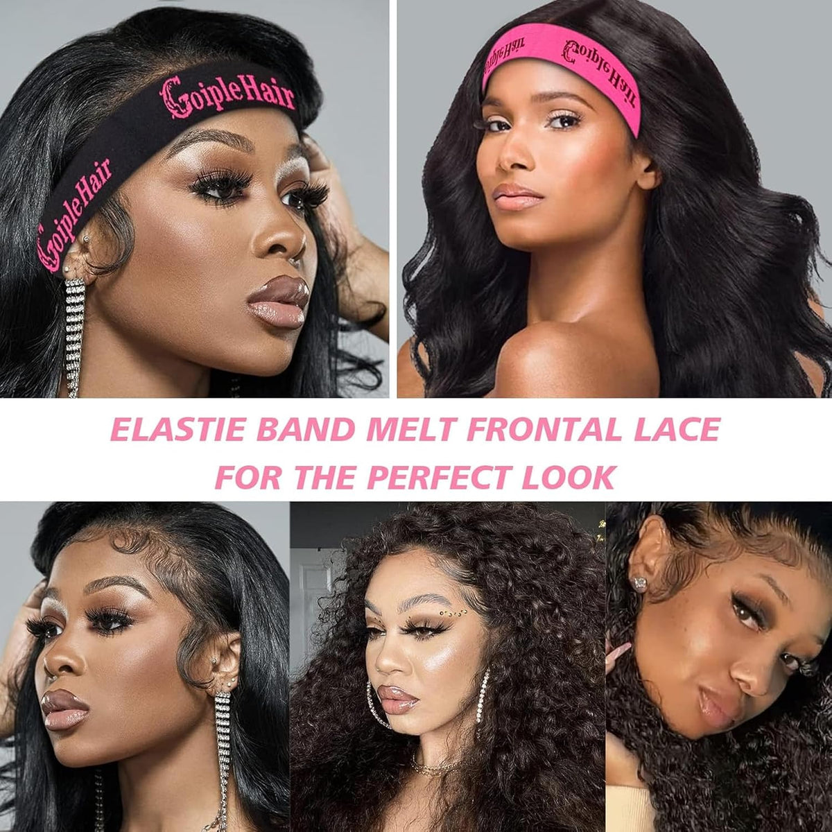 Lace Melting Spray for Glueless Wigs - Essentials Kit with Lace Front Wig Glue & Remover