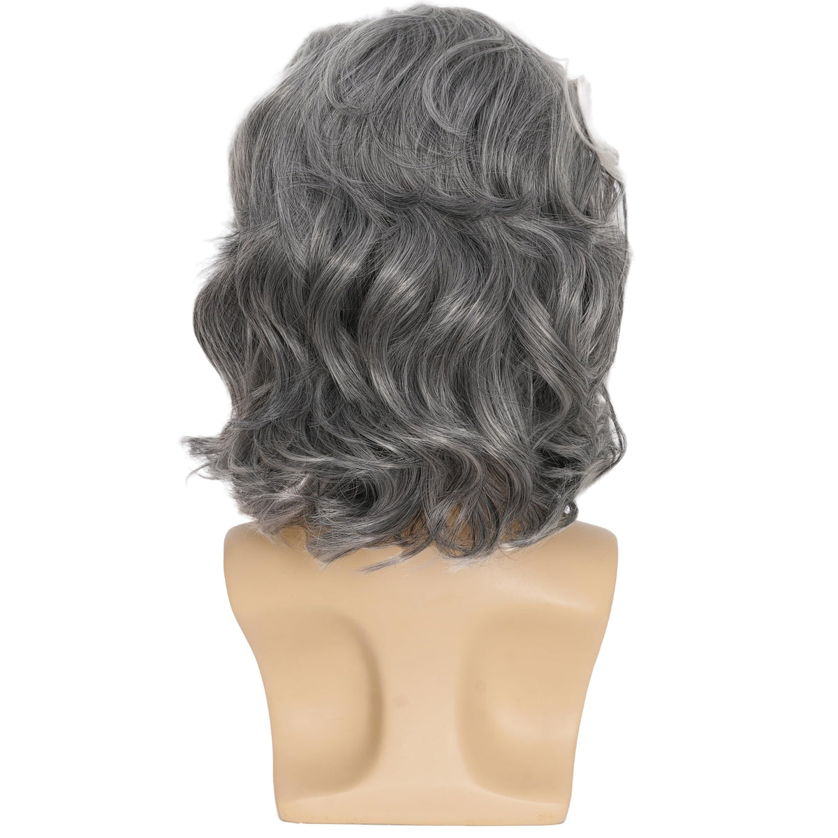 Mens Black Wig Long Curly Natural Hair Wig Layered Wavy for Daily Party Costume Cospaly Halloween
