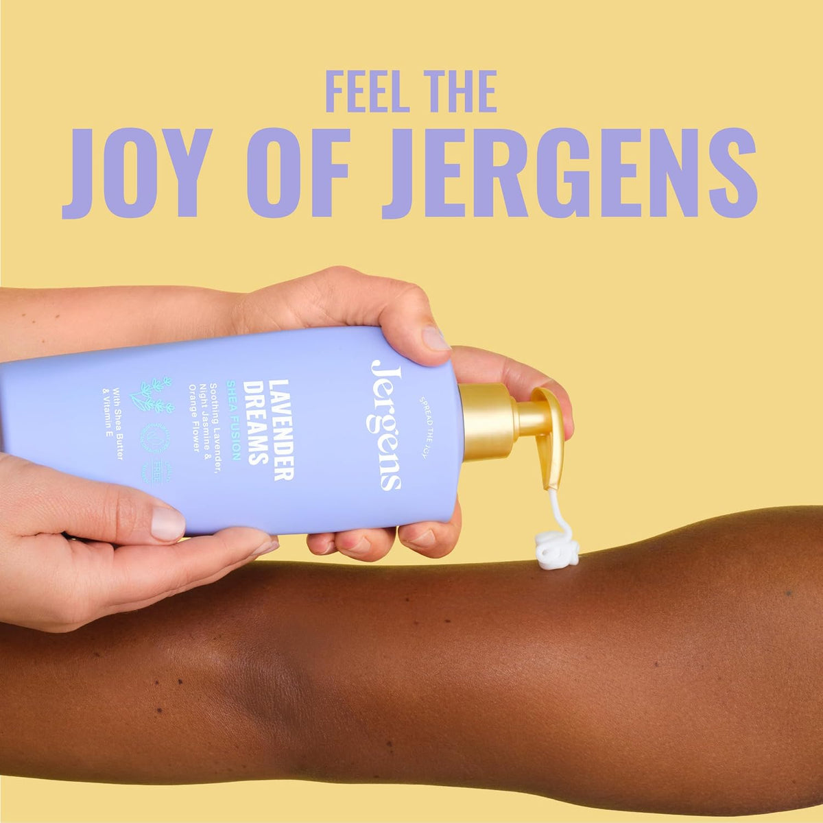 Jergens Shea Fusion Cherry Swirl Body Lotion, Dry Skin, 14 fl oz