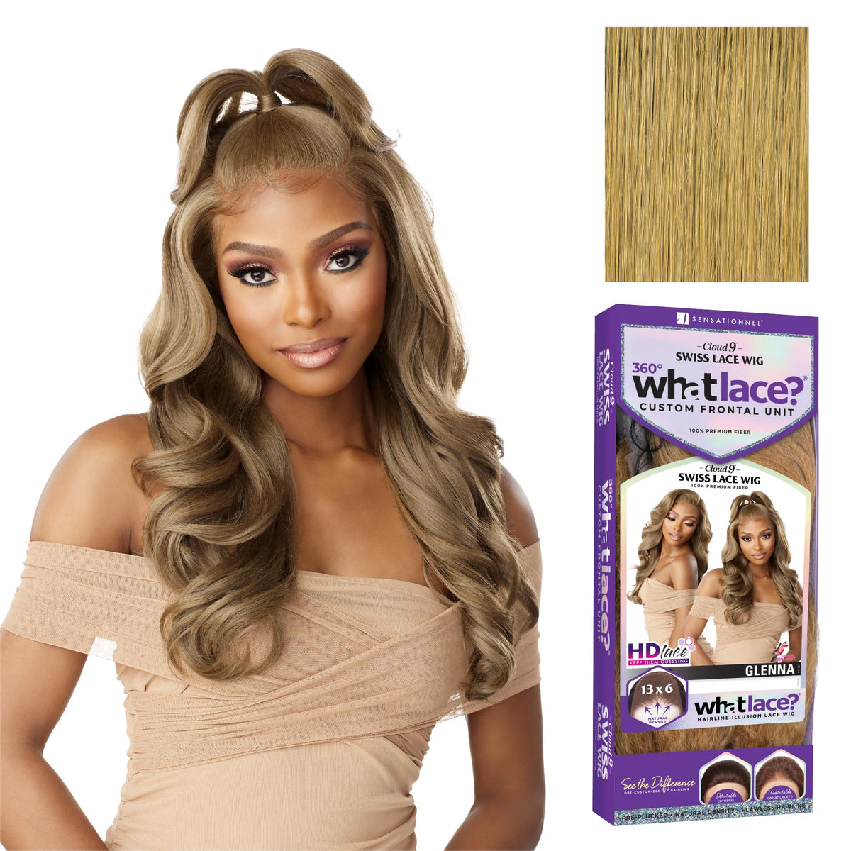 Sensationnel What Lace 13x6 Wig-Glenna, MOCHABROWN