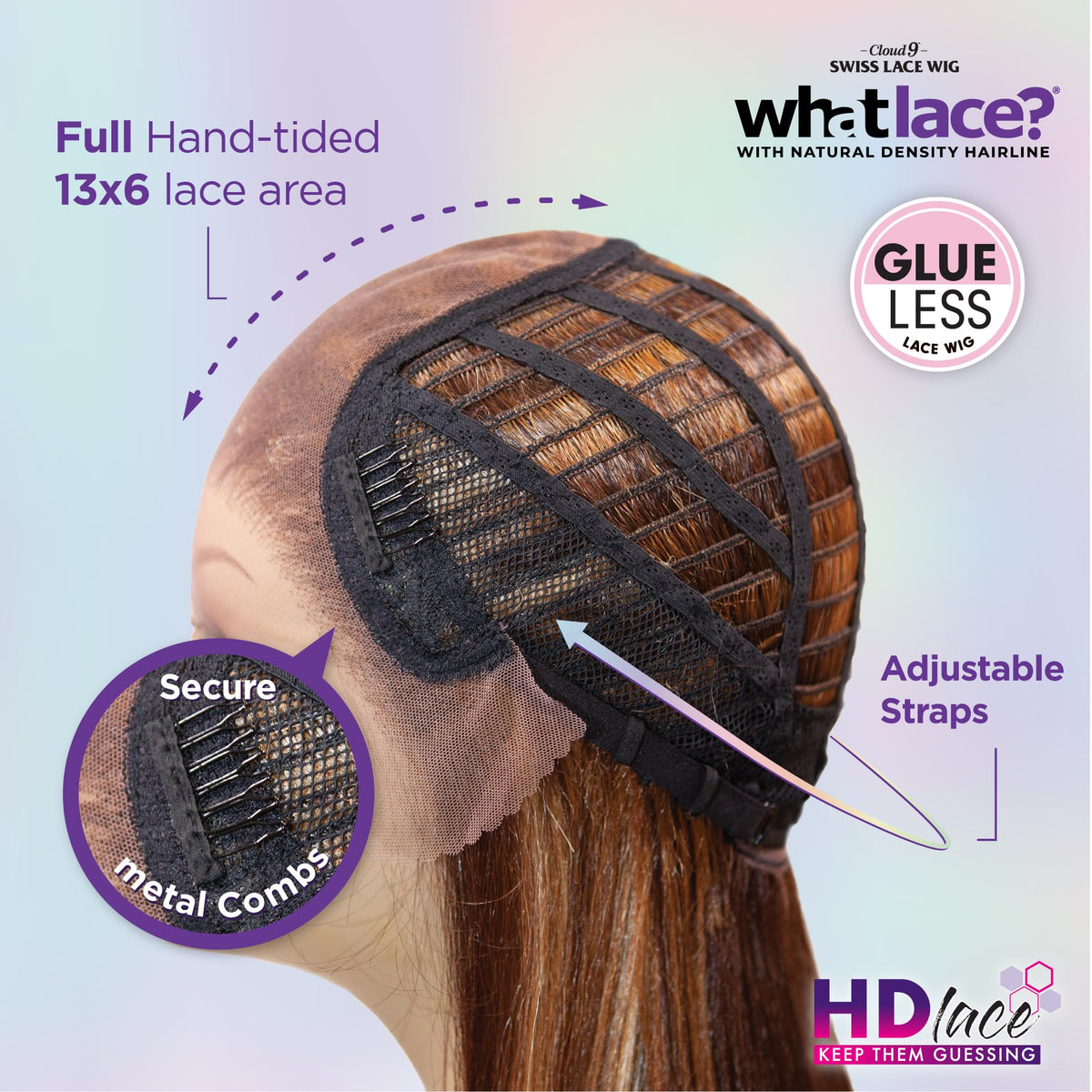 Sensationnel What Lace 13x6 Wig-Latisha, 1 JETBLACK