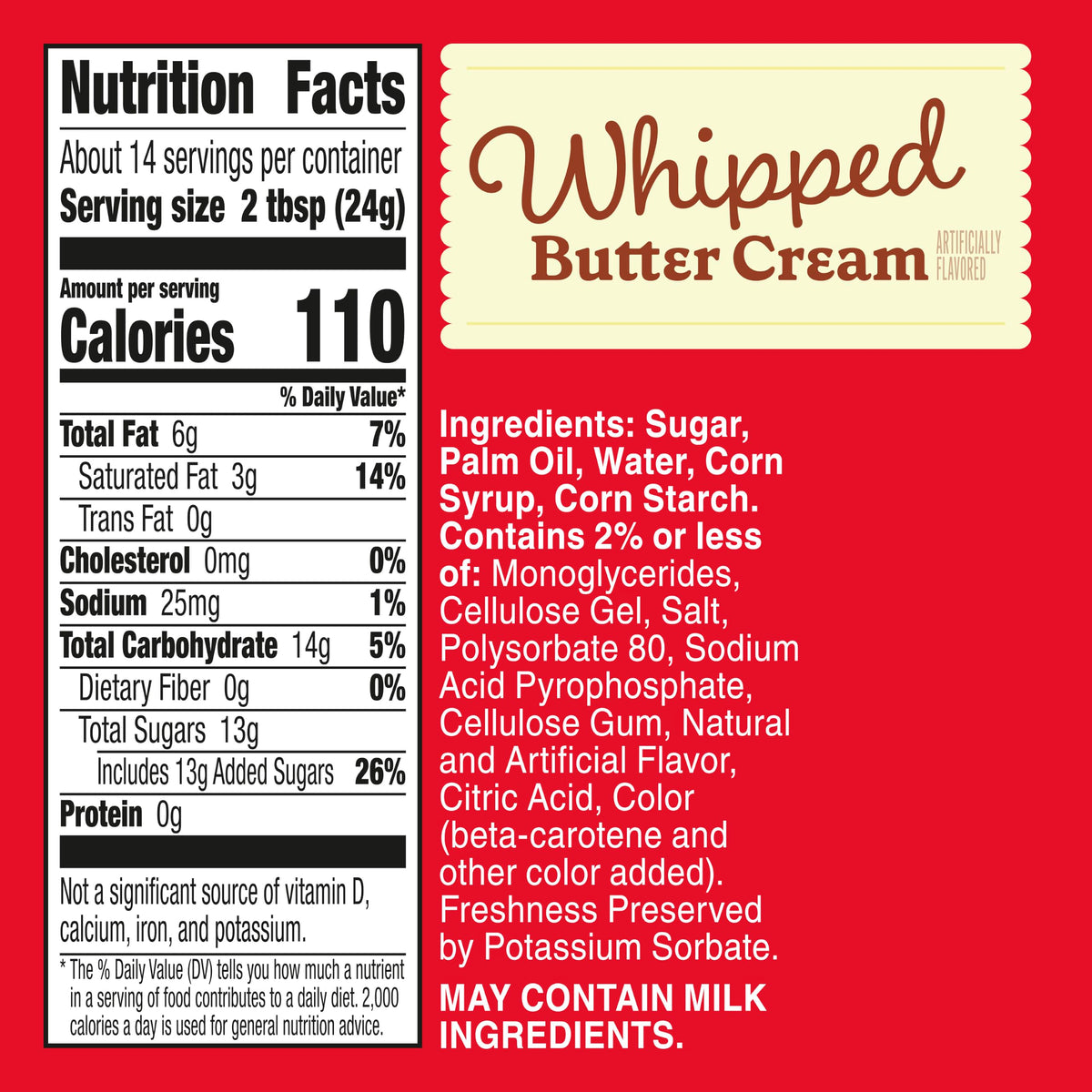 Betty Crocker Gluten Free Rich and Creamy Cherry Frosting, 16 oz, 8 Pack