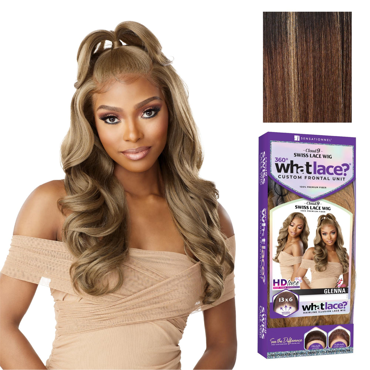 Sensationnel What Lace 13x6 Wig-Glenna, MOCHABROWN